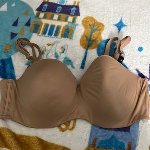 Victoria’s Secret Strapless Convertible Bra Nude 36D NWT